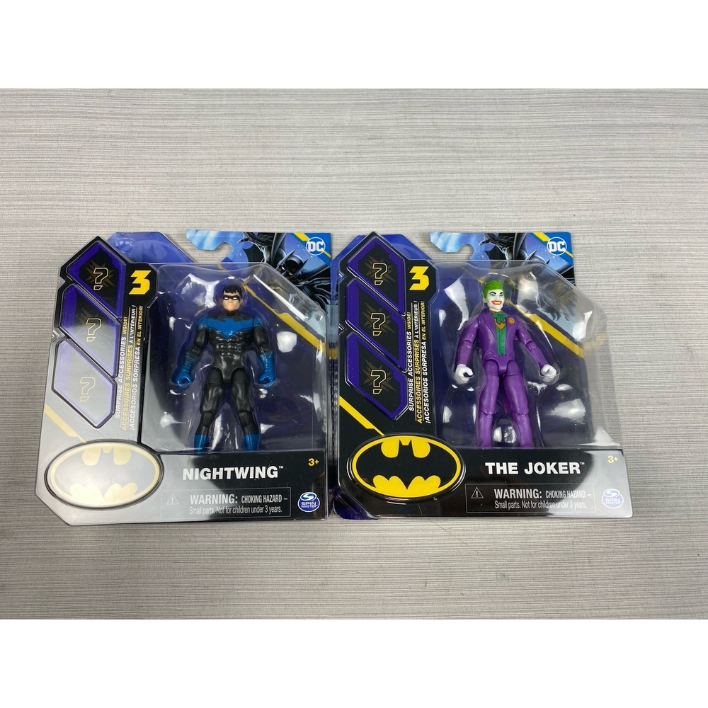 DC Nightwing & Joker Action Figure Batman Robin Dick Grayson Spin‎ Master DC